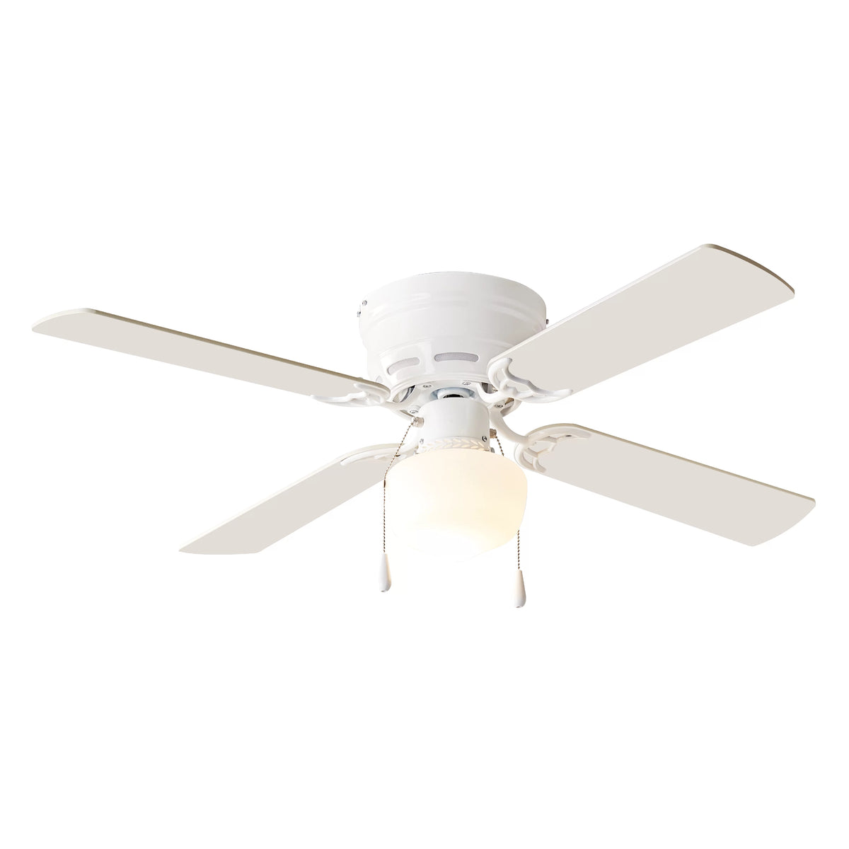 White 4 Blades LED Ceiling Fan O530195