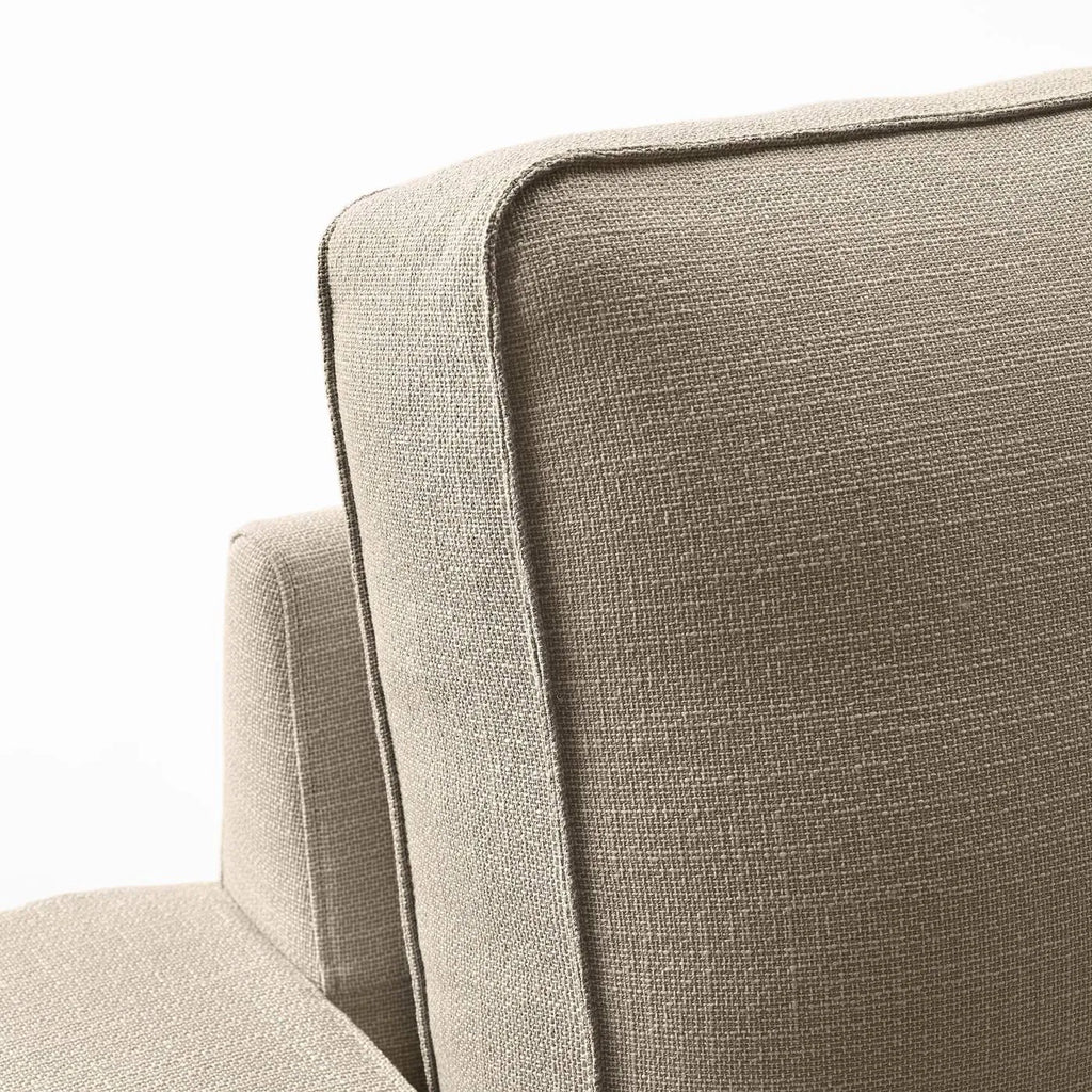Beige Sofa with Chaise E953