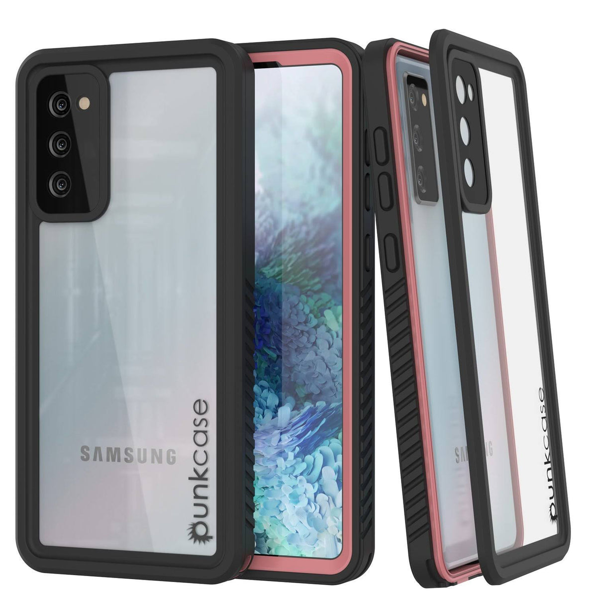 Water/Shock/Snowproof Slim Screen Protector Case Pink Z688404
