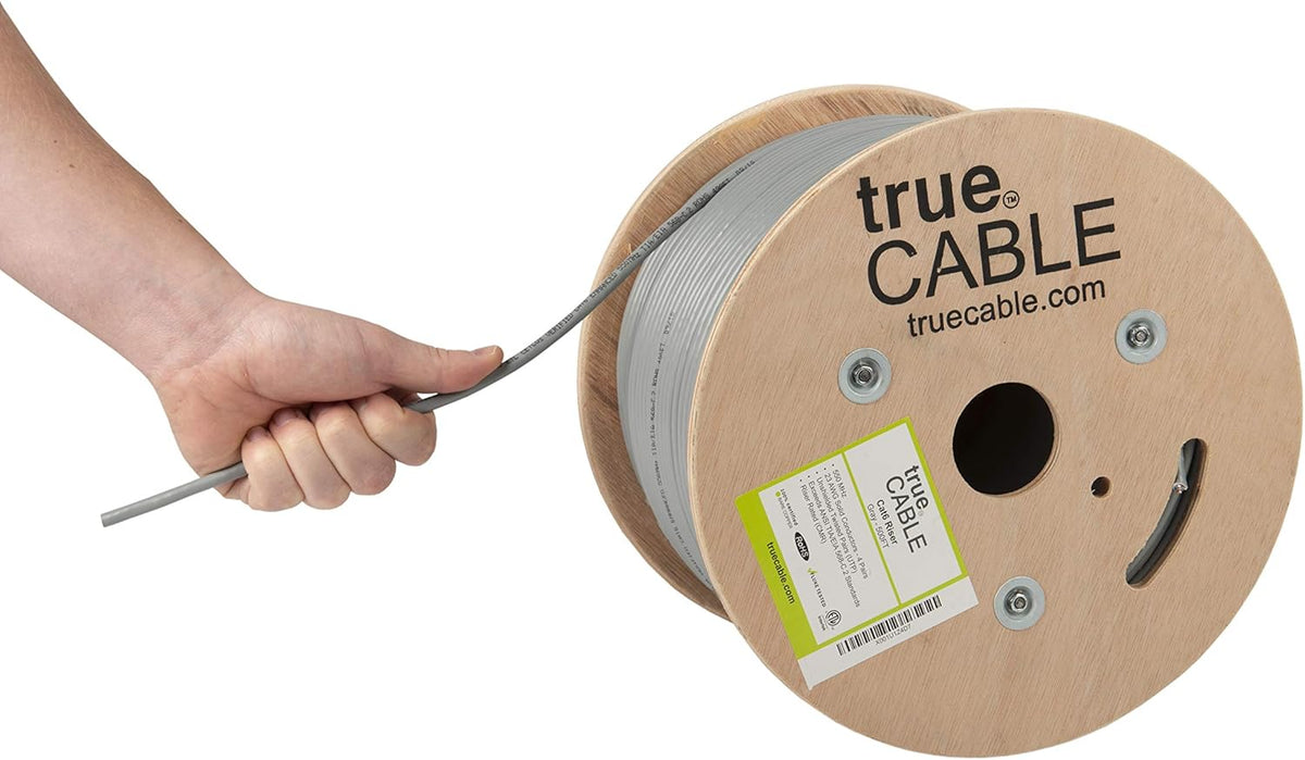 Green 500ft Cat6 Riser UTP Bulk Ethernet Cable B775