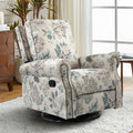 Farmhouse Upholstery Recliner with Rolled Arms S9670