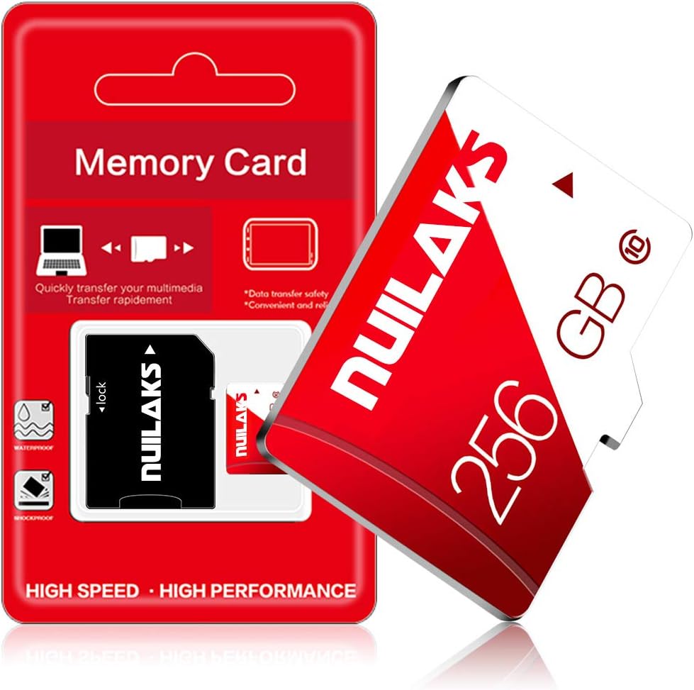 256GB Class 10 Micro SD Card with Adapter Pack of 2 X3162