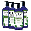 Body Wash with Pure Epsom Salt, Eucalyptus & Spearmint, 24 Fl Oz (Pack of 4) M26094