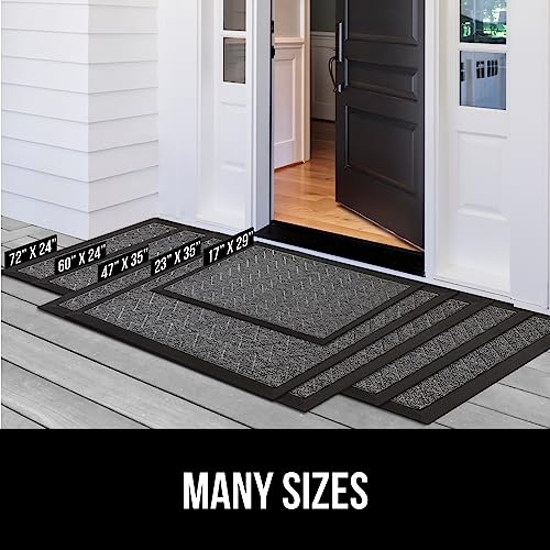 Gray Diamond 17x29 Natural Rubber Doormat P919469