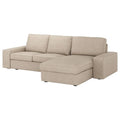 Beige Sofa with Chaise E953
