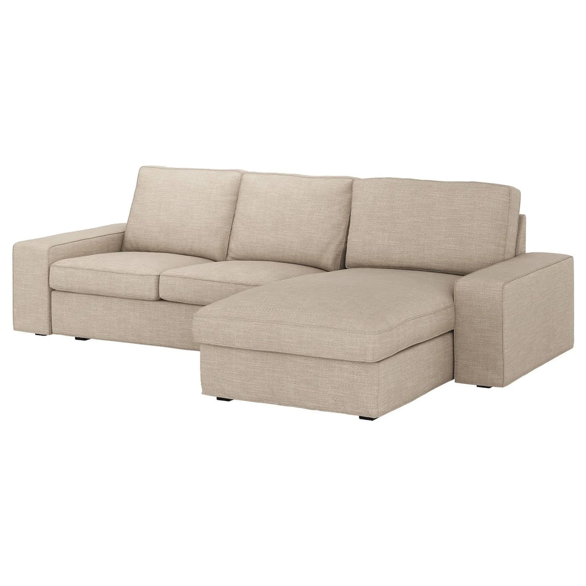 Beige Sofa with Chaise E953