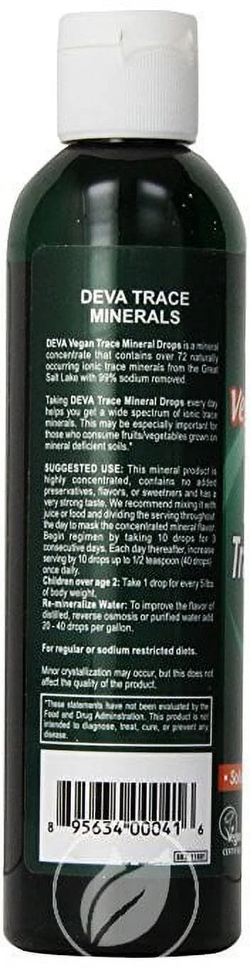 (3 Pack) Vegan Trace Mineral Drops 8oz O64076