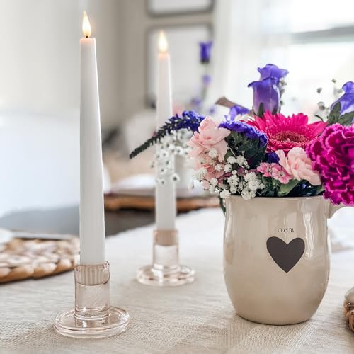 Clear Glass Candlestick Holder, 10 Pack, 2.5 in Q260