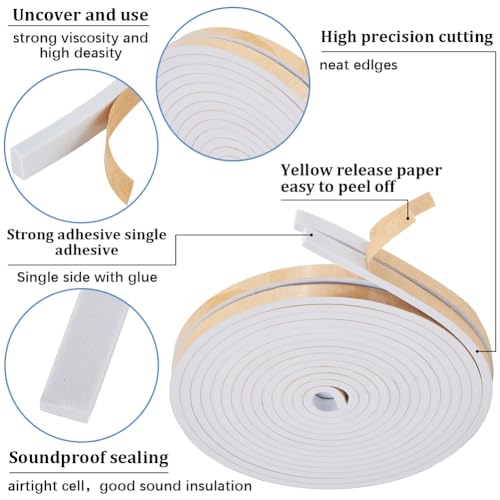 10m*10mm*2.5mm Black Foam Insulation Tape A75131