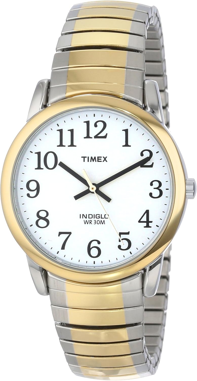 Two-Tone Stainless Steel Expansion Bracelet Watch A951