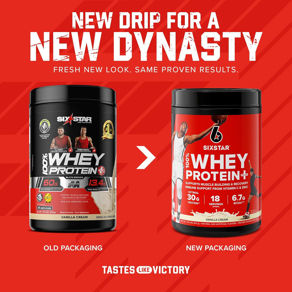 100% Whey Vanilla 1.74lbs & Whey Protein Vanilla Cream 1.8lbs A499