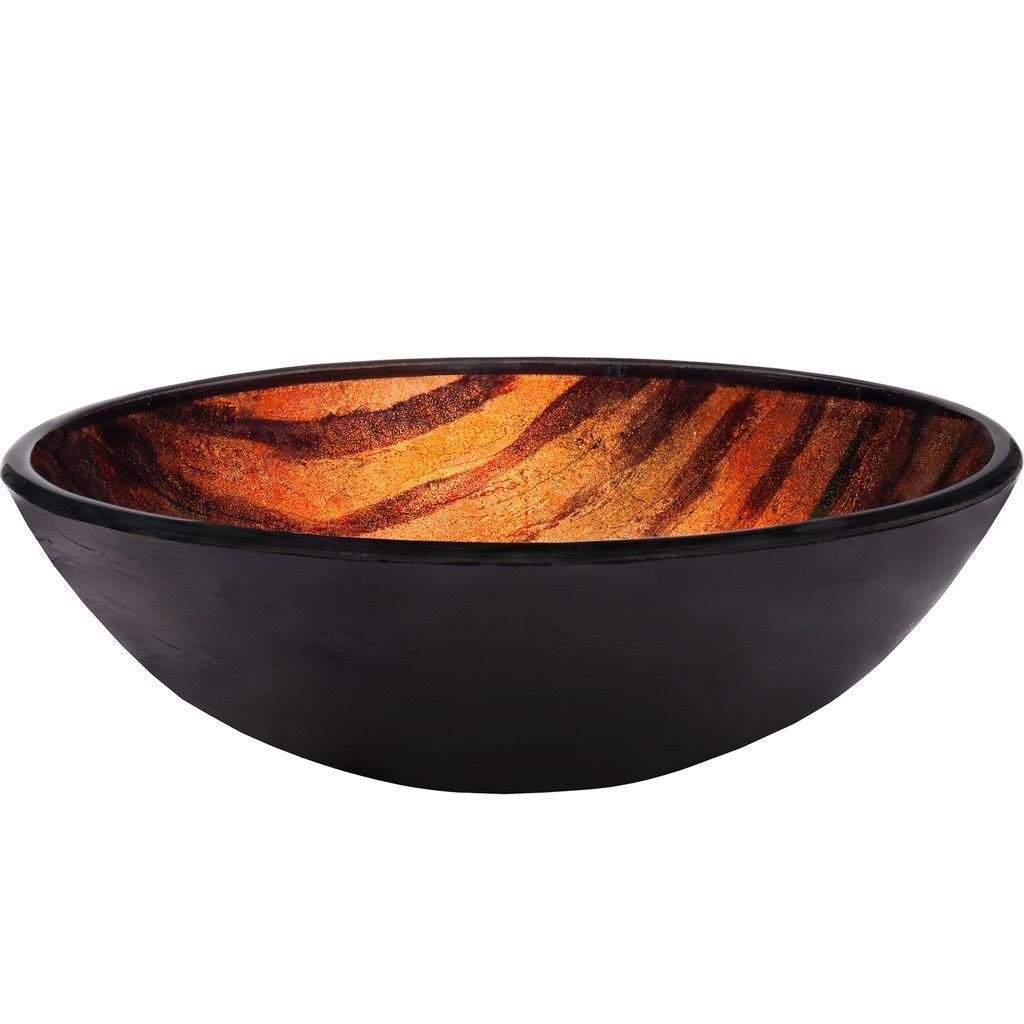 Glass Vessel Bathroom Sink Set V555996