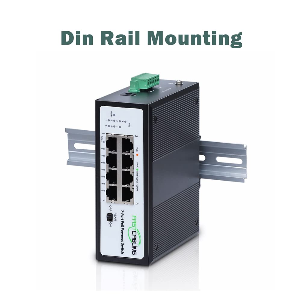 PoE Powered Switch, PoE+ Extender, 71W Passthrough Power Q5250