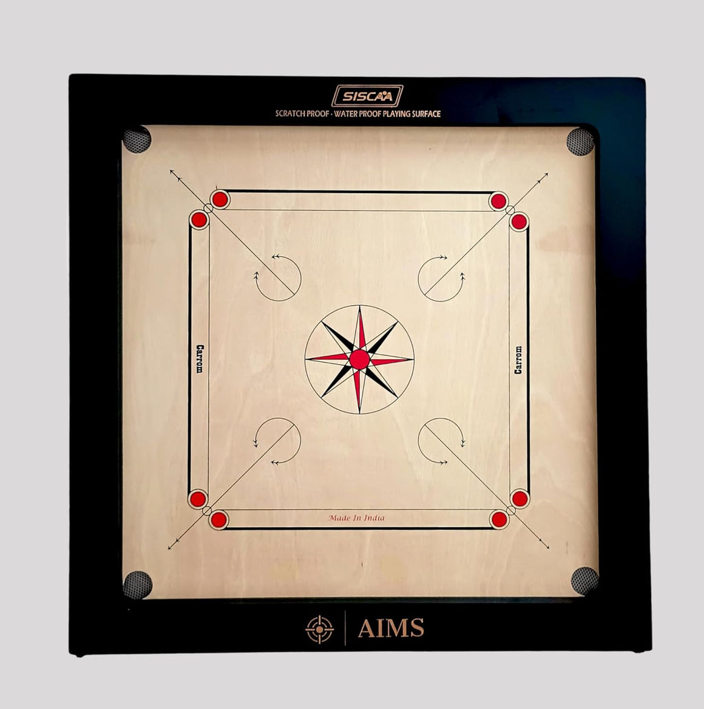 Full Size Carrom Board with Striker and Coins R498178
