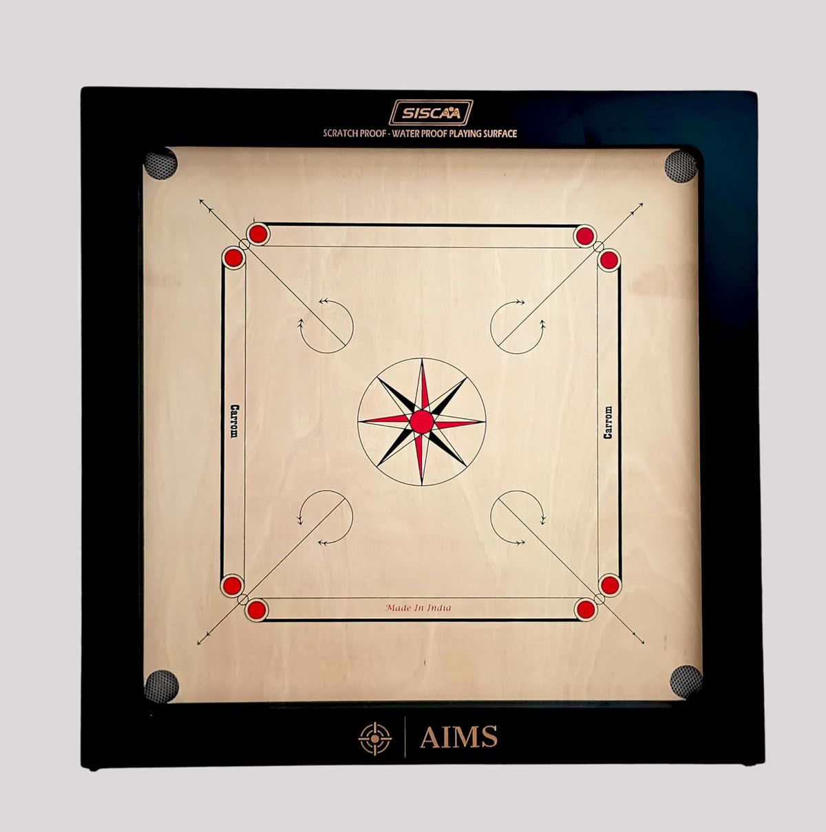 Full Size Carrom Board with Striker and Coins R498178