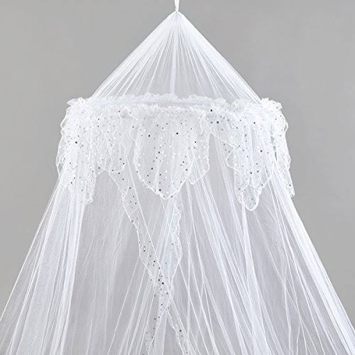 White Princess Bed Canopy T6412