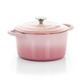 Blush Pink Enameled Cast Iron Dutch Oven U8688