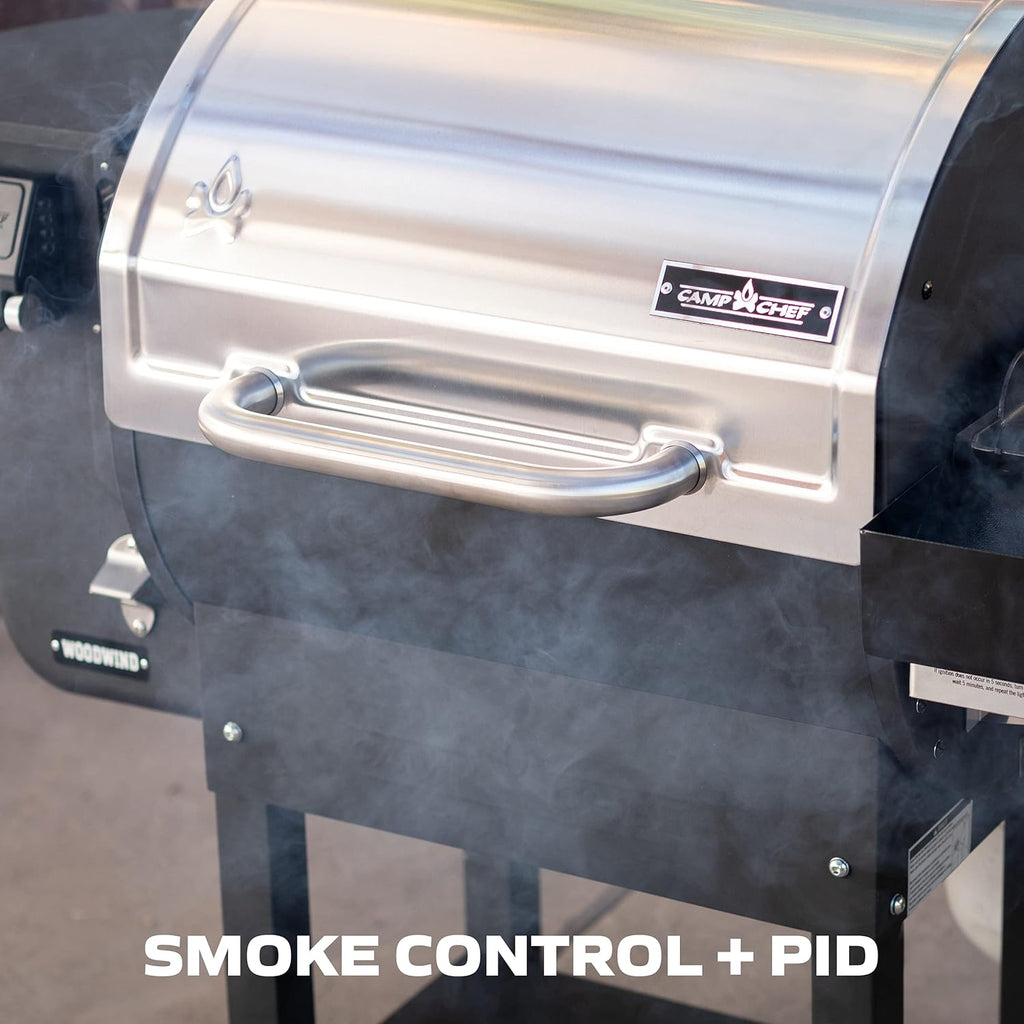 24 in. WIFI Pellet Grill & Smoker with Sear Box V6511