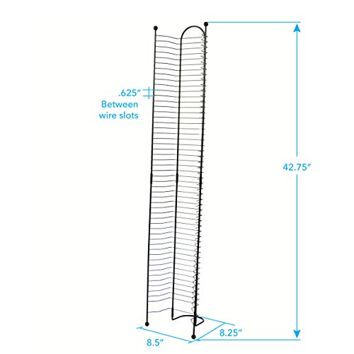 Black Steel Blu-Ray Rack K320
