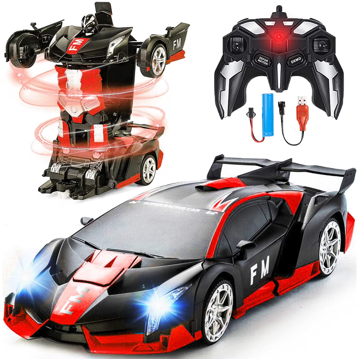 Black Remote Control Car M7274