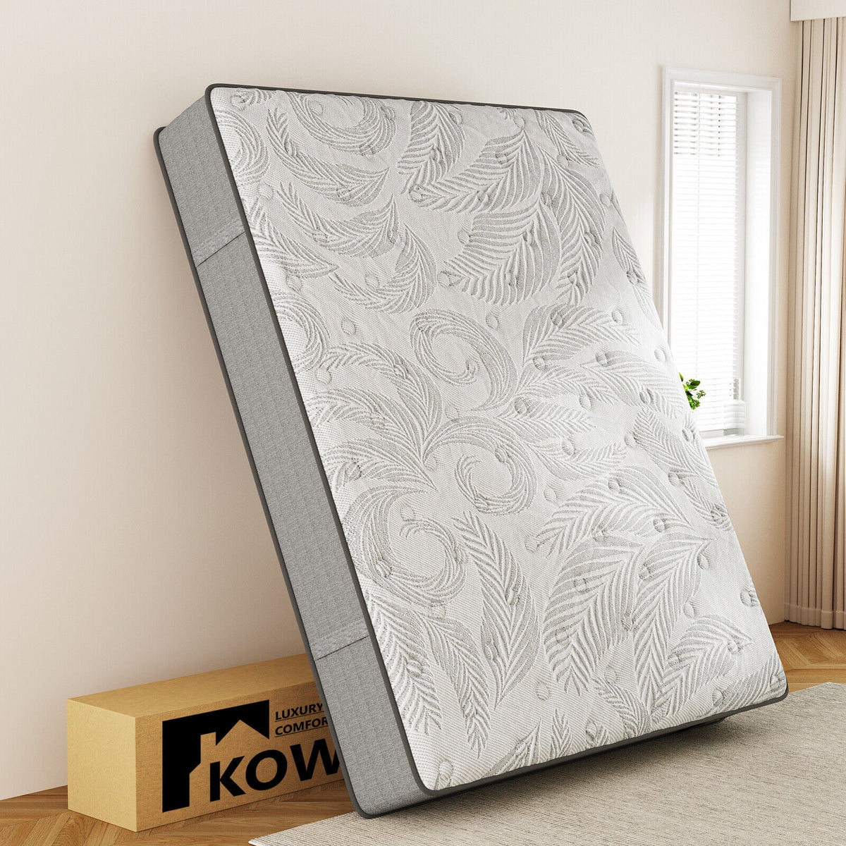12 Inch Cool Memory Foam & Spring Hybrid Mattress U9090