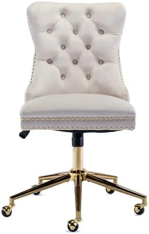 Velvet Ergonomic Office Chair with Wheels K4646