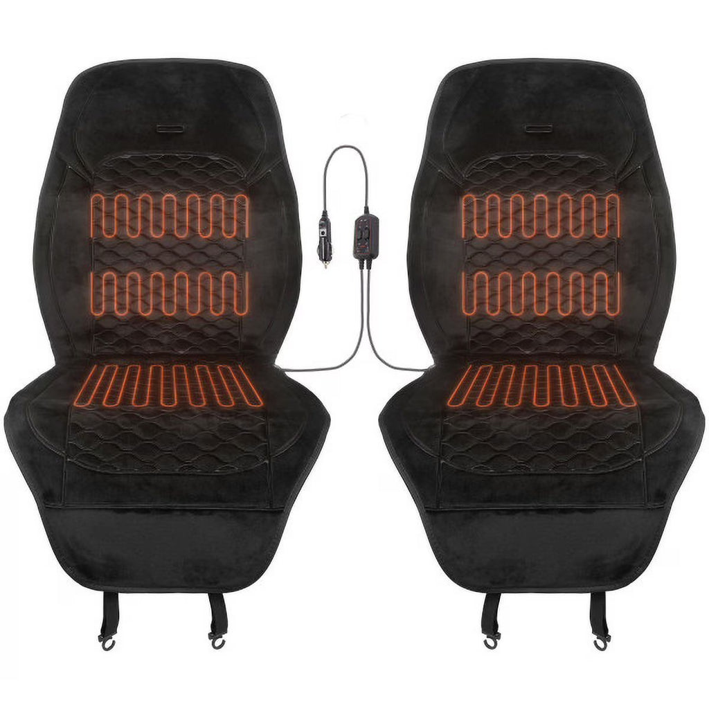 12V Heated Seat Covers 2-Pack X612439
