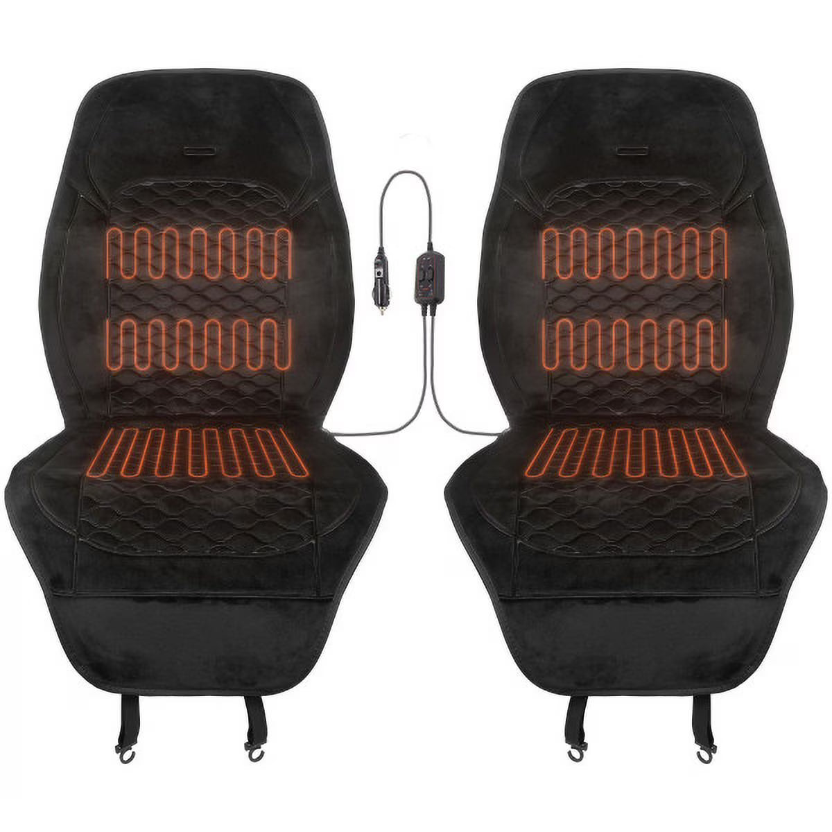 12V Heated Seat Covers 2-Pack X612439