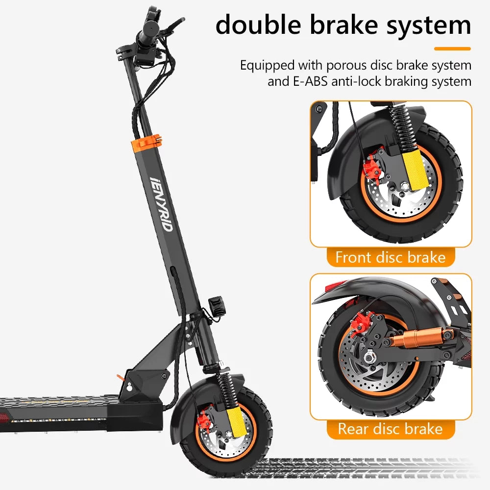 800W Foldable Electric Scooter 28 MPH 22 Miles 10 inch Tires U95708