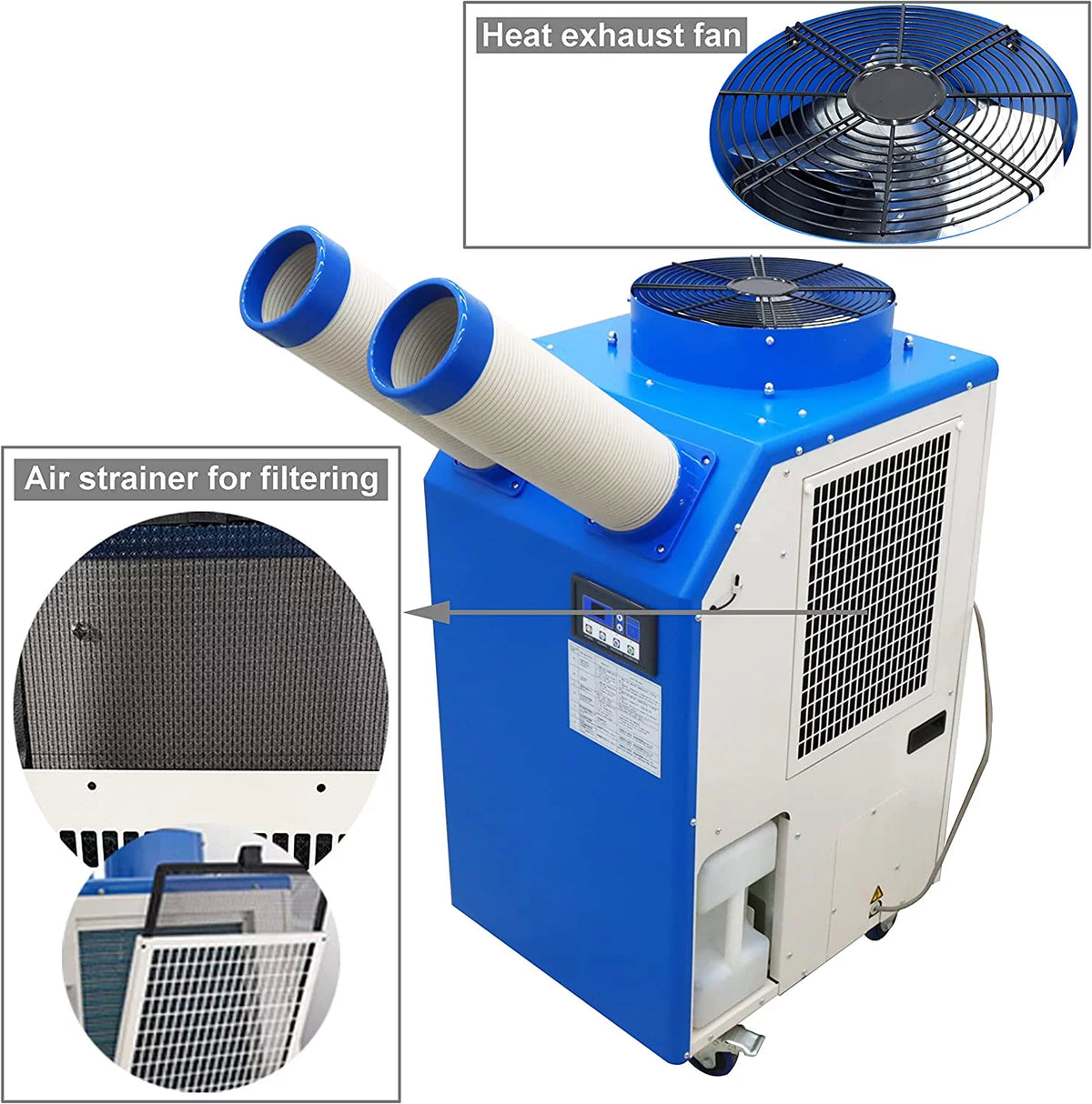 Industrial Portable Spot Cooler Air Conditioner 18,766 BTU H2275