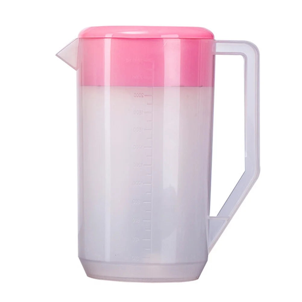 5000ml Pink Plastic Measuring Kettle with Scale H888