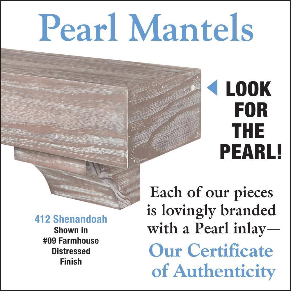 72x22 Farmhouse Mantel Shelf W85165