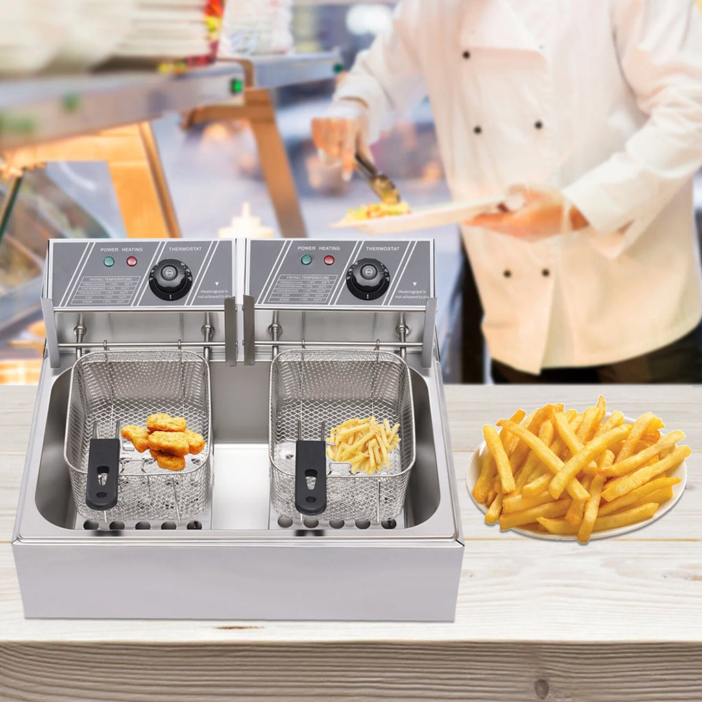 5000W 12L Stainless Steel Electric Deep Fryer Z601