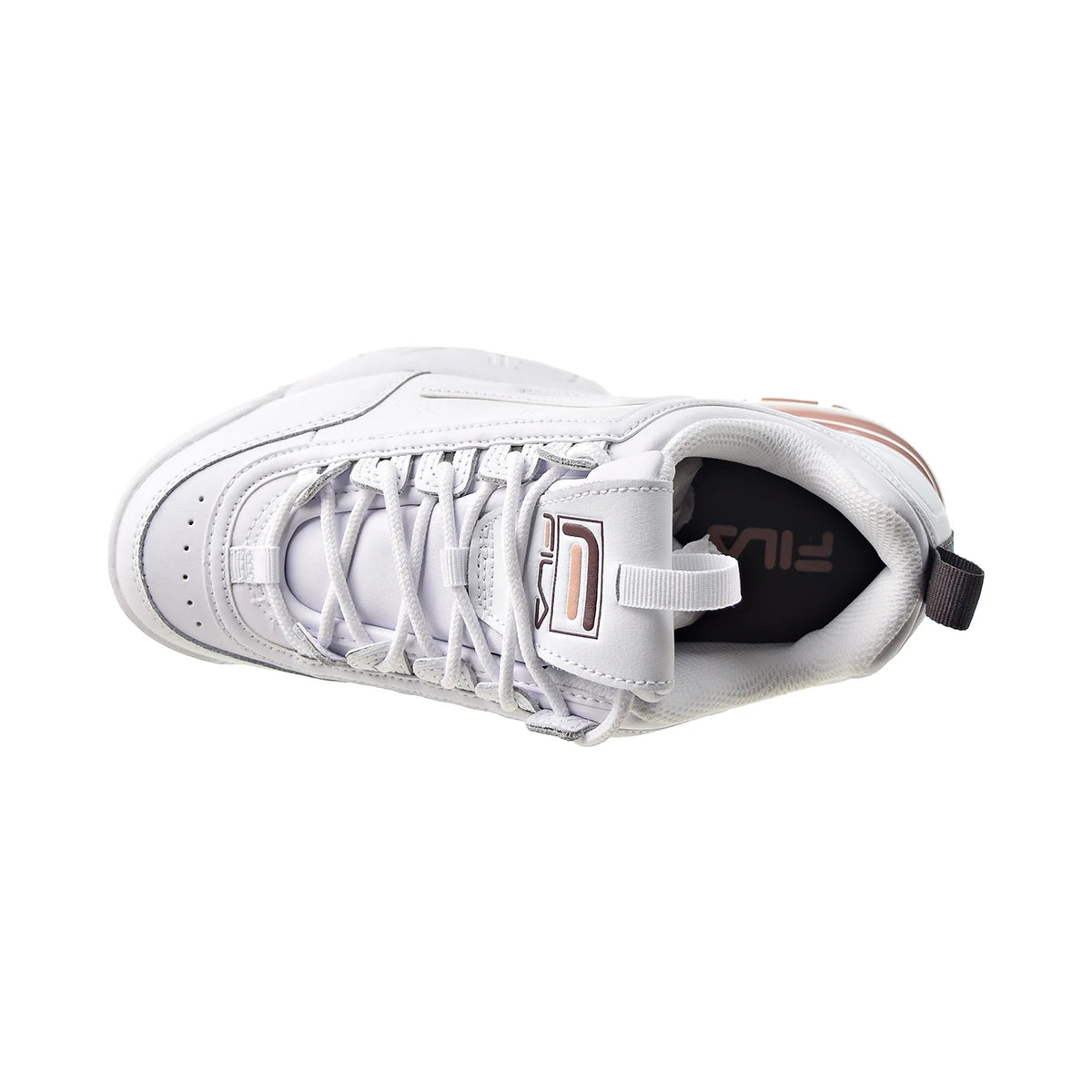 White-Deep Mahogany-Misty Rose Women's Shoes O22395