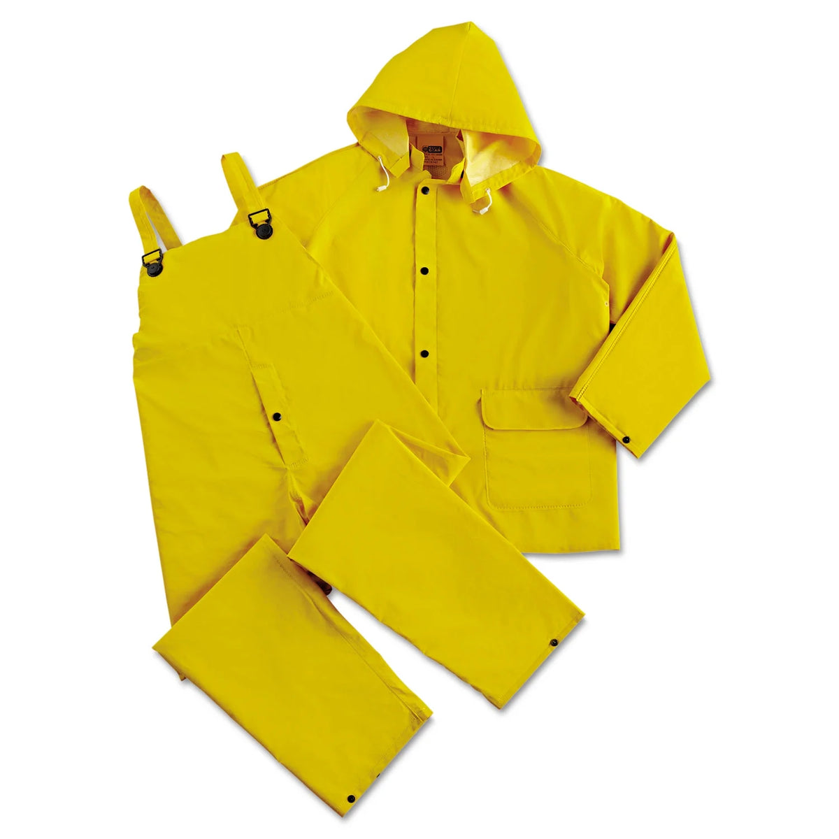 Yellow 3X-Large PVC Rainsuit D165