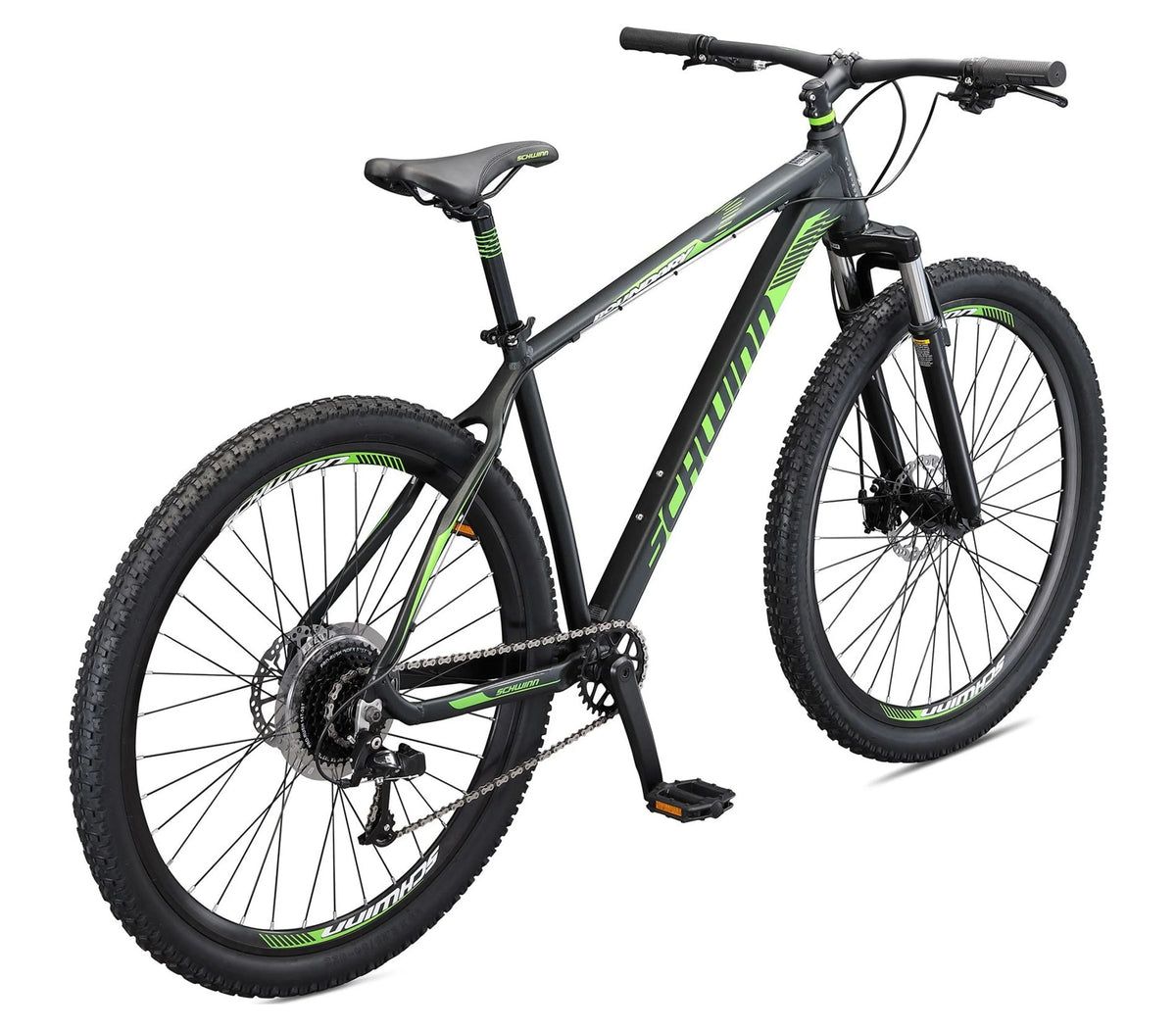 29-in. Mens Mountain Bike, Black and Green X352192