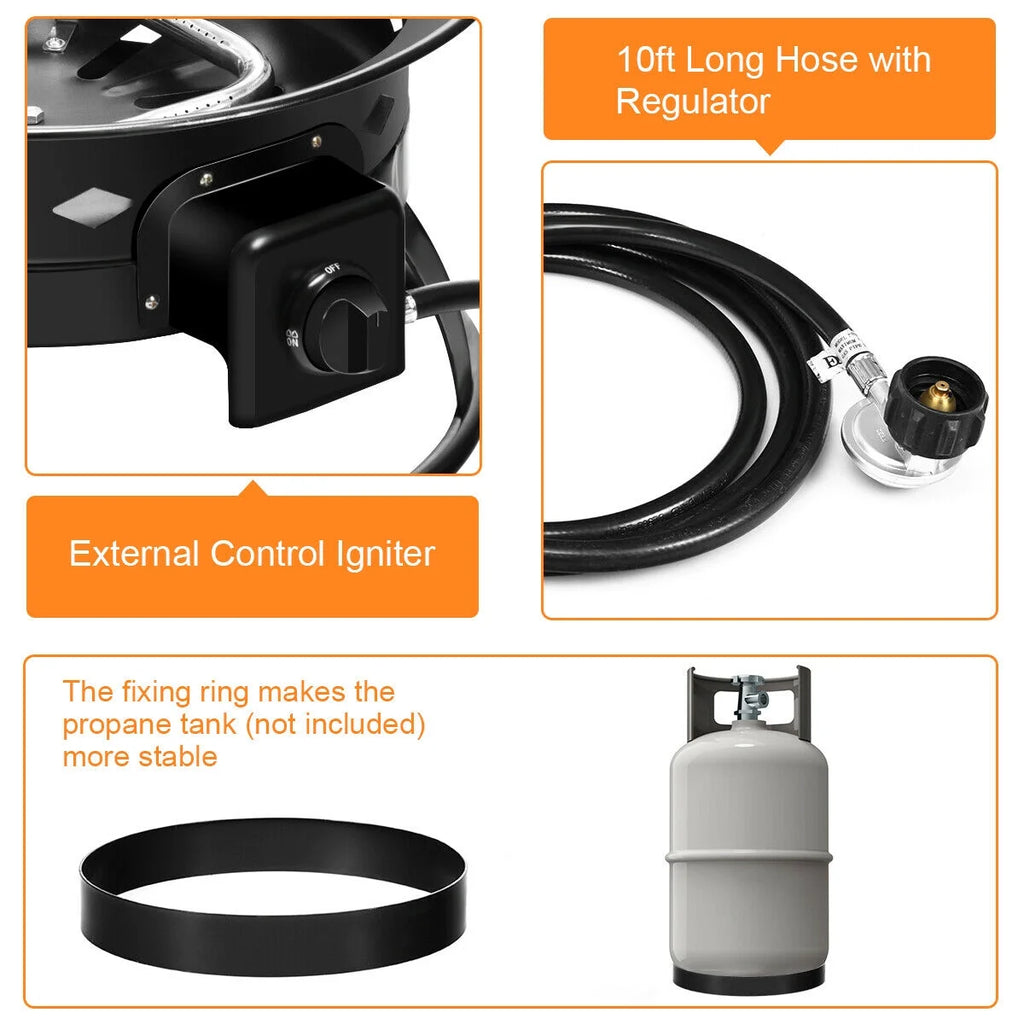Portable Propane Fire Pit I925220