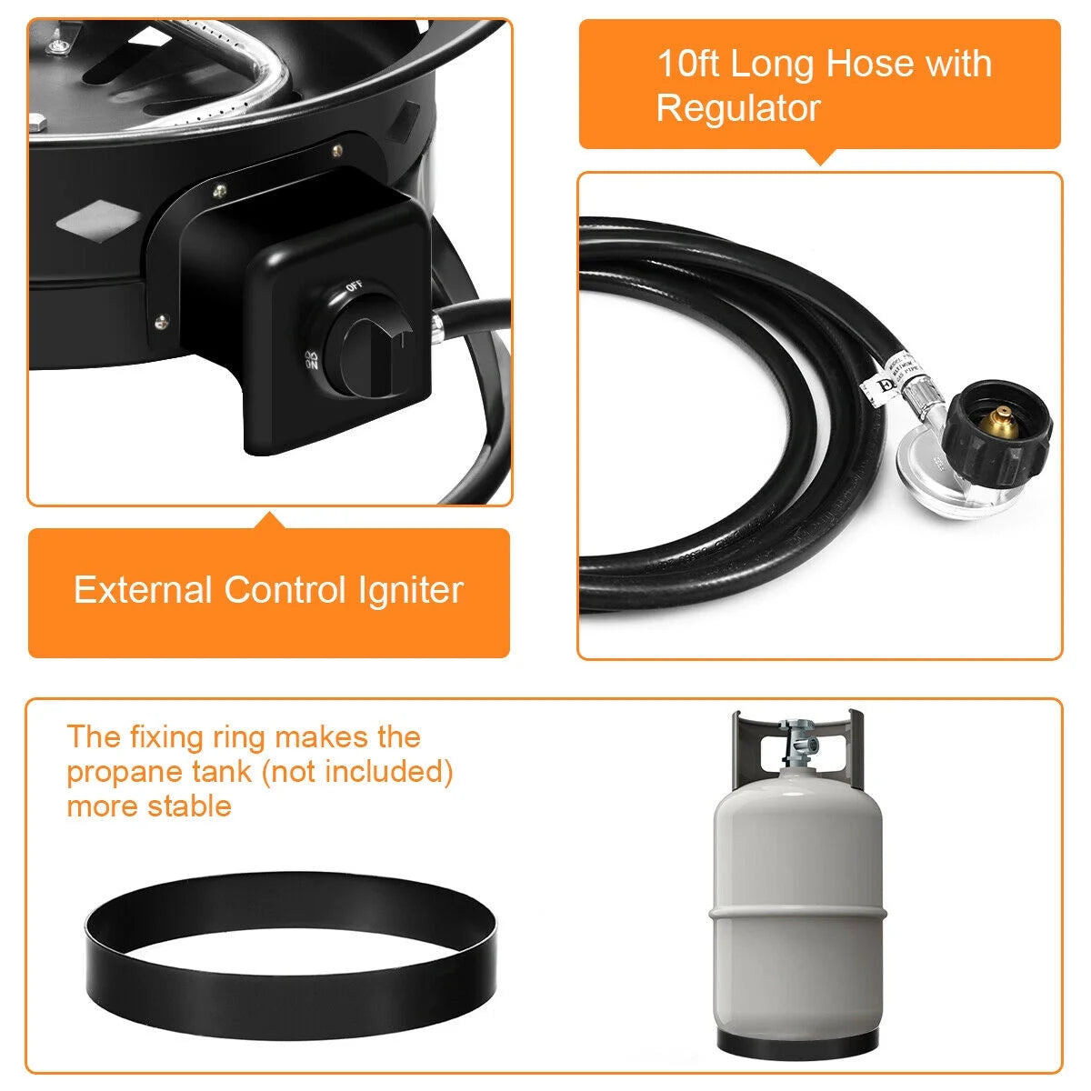 Portable Propane Fire Pit I925220