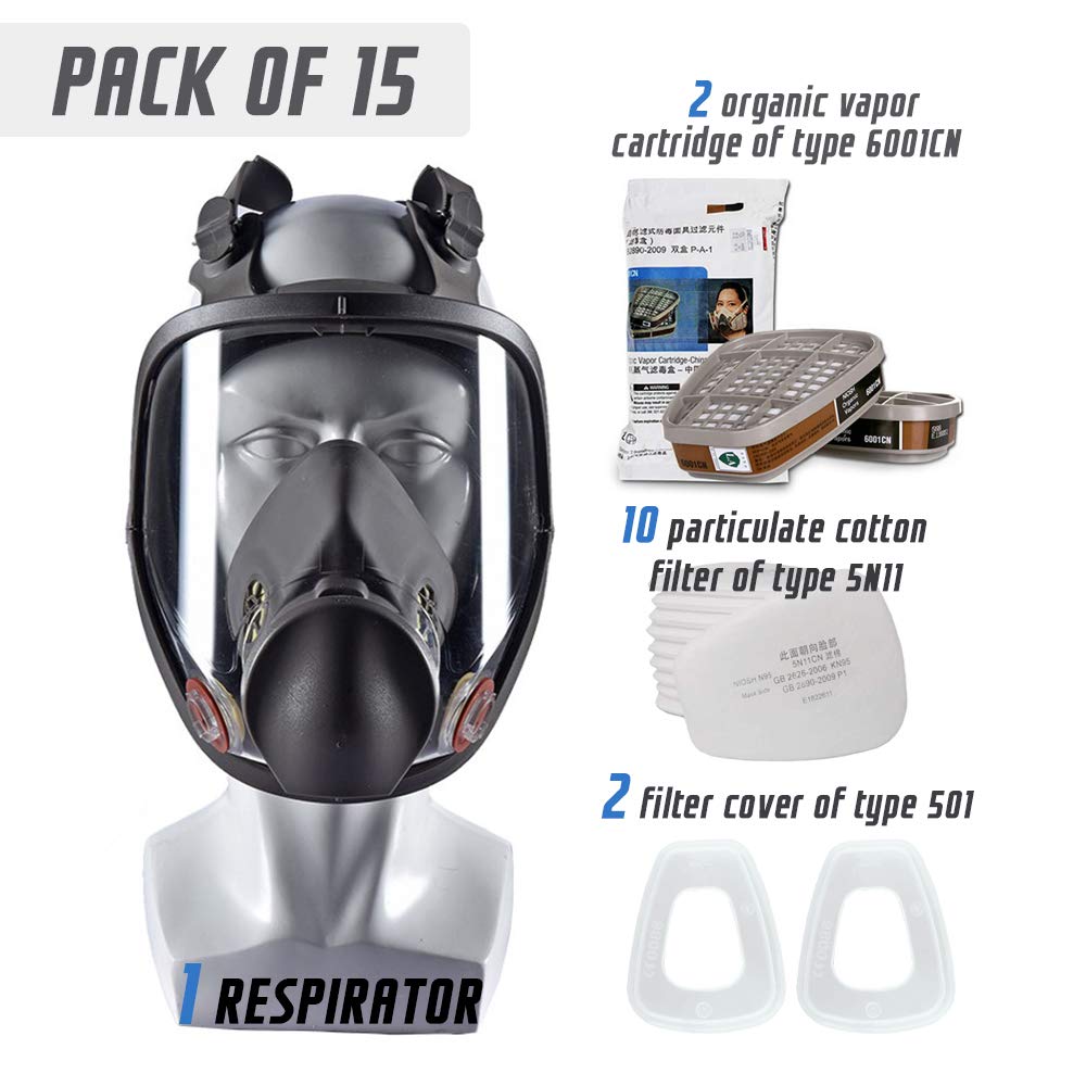 Full Face Respirator Pack of 2 K8078