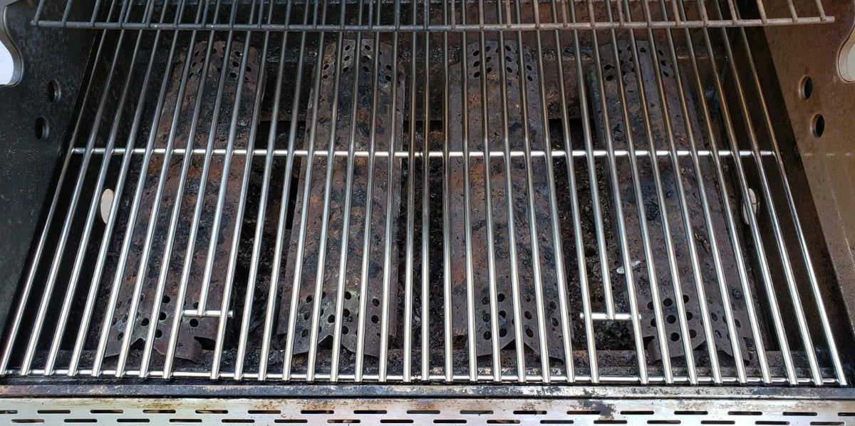 17 inches Stainless Steel Gas Grill Replacement Cooking Grates 2 Pack N85130