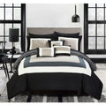 10 Piece Reversible Comforter Set F15706