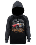 Black Raglan Hoodie Sweater V3797