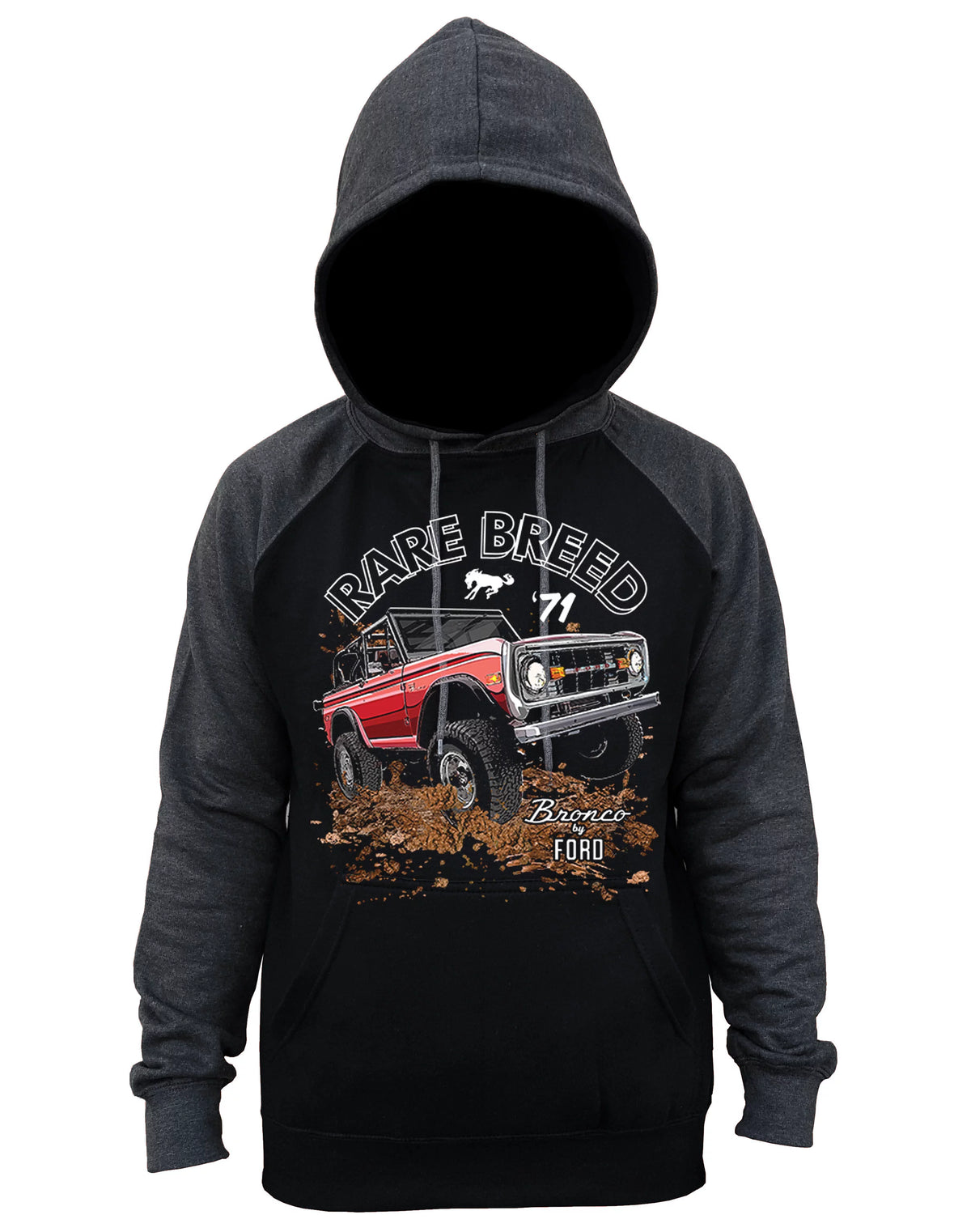 Black Raglan Hoodie Sweater V3797