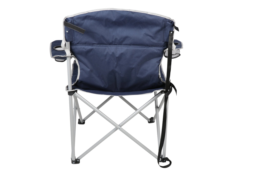 Big and Tall Chair with Cup Holders, Blue Y257424