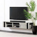 Floating TV Entertainment Center with Drawers and Storage Shelves A4254