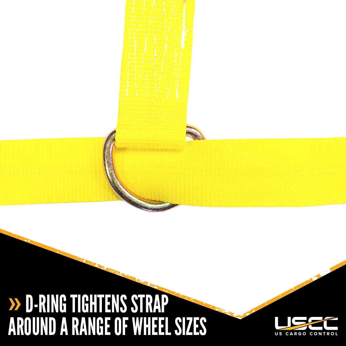 Adjustable Tow Dolly Strap with Flat Hook U74635