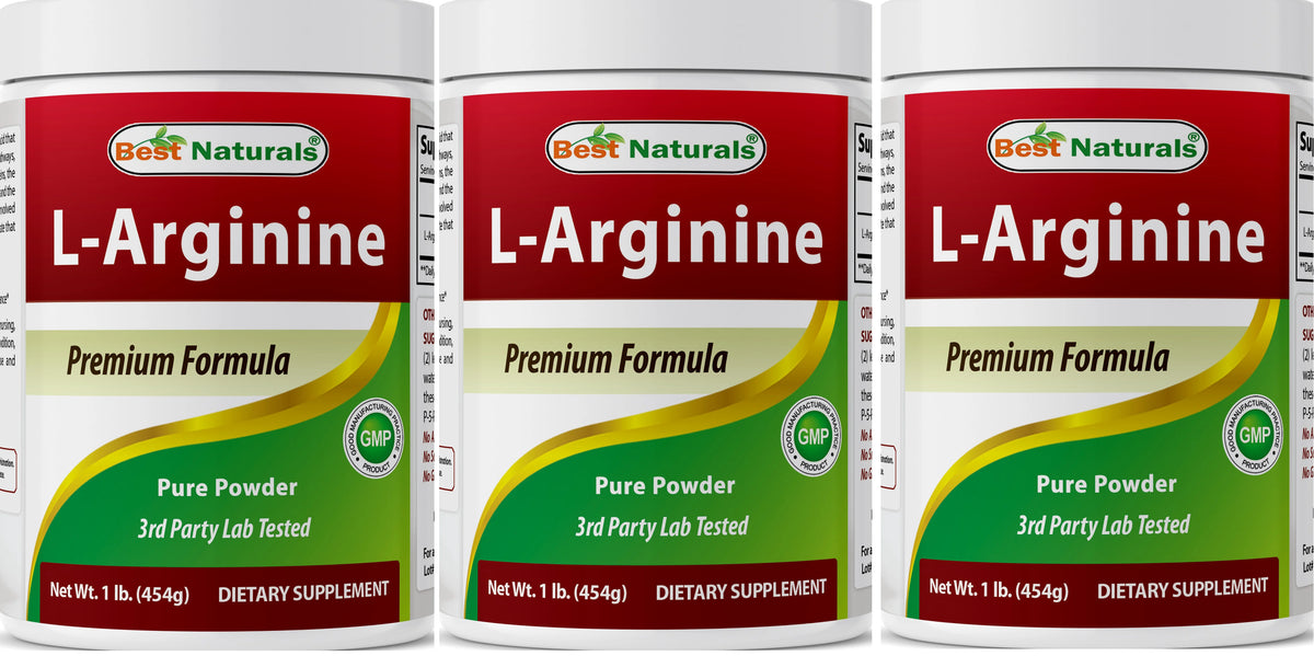 3 Pack 1 LB L-Arginine Powder I3898