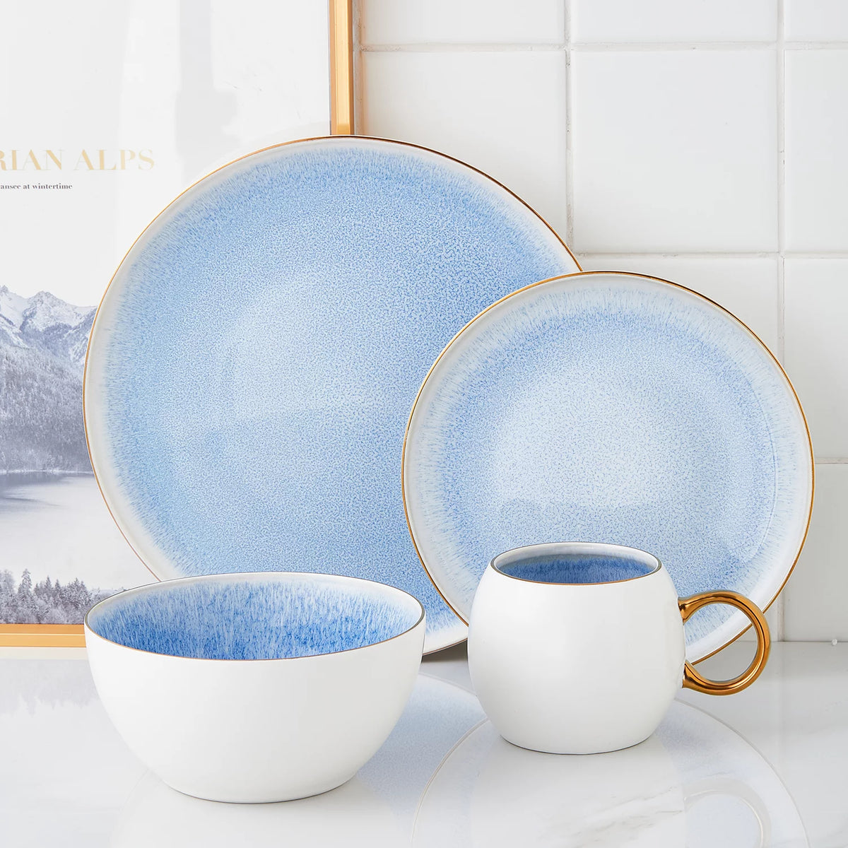 16-Piece Porcelain Dinnerware Set B87364