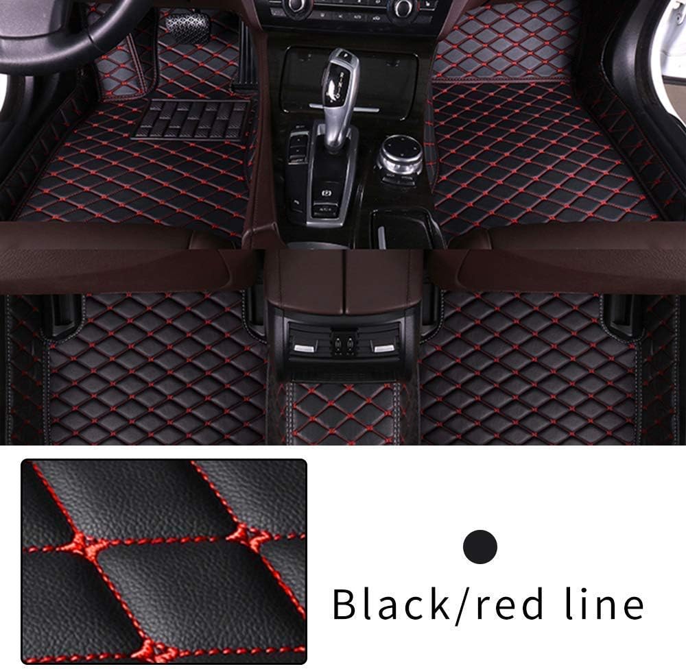 Black Red Heavy Duty XPE Car Floor Mat P954