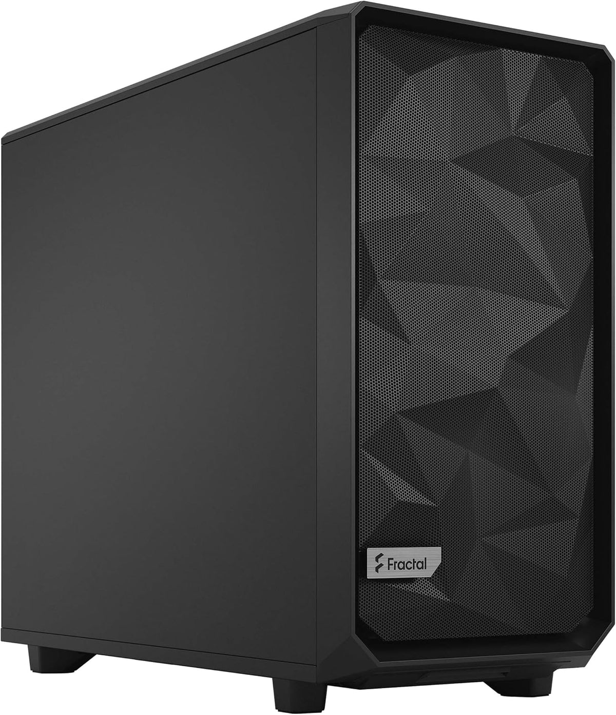 Black ATX Mid Tower Computer Case with Tempered Glass Window Z304143